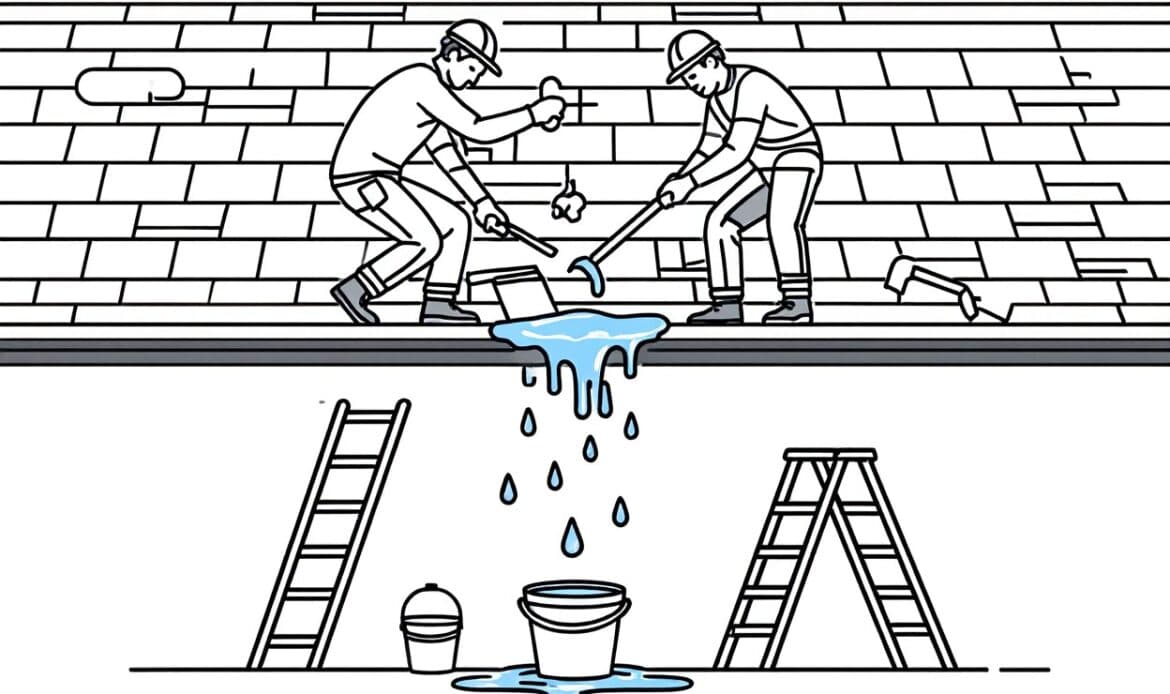 Roof leak repair service
