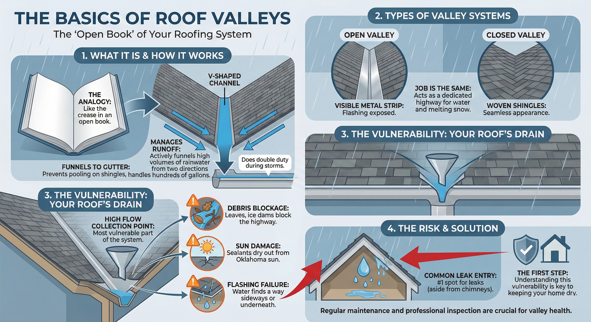 basics of roof valleys