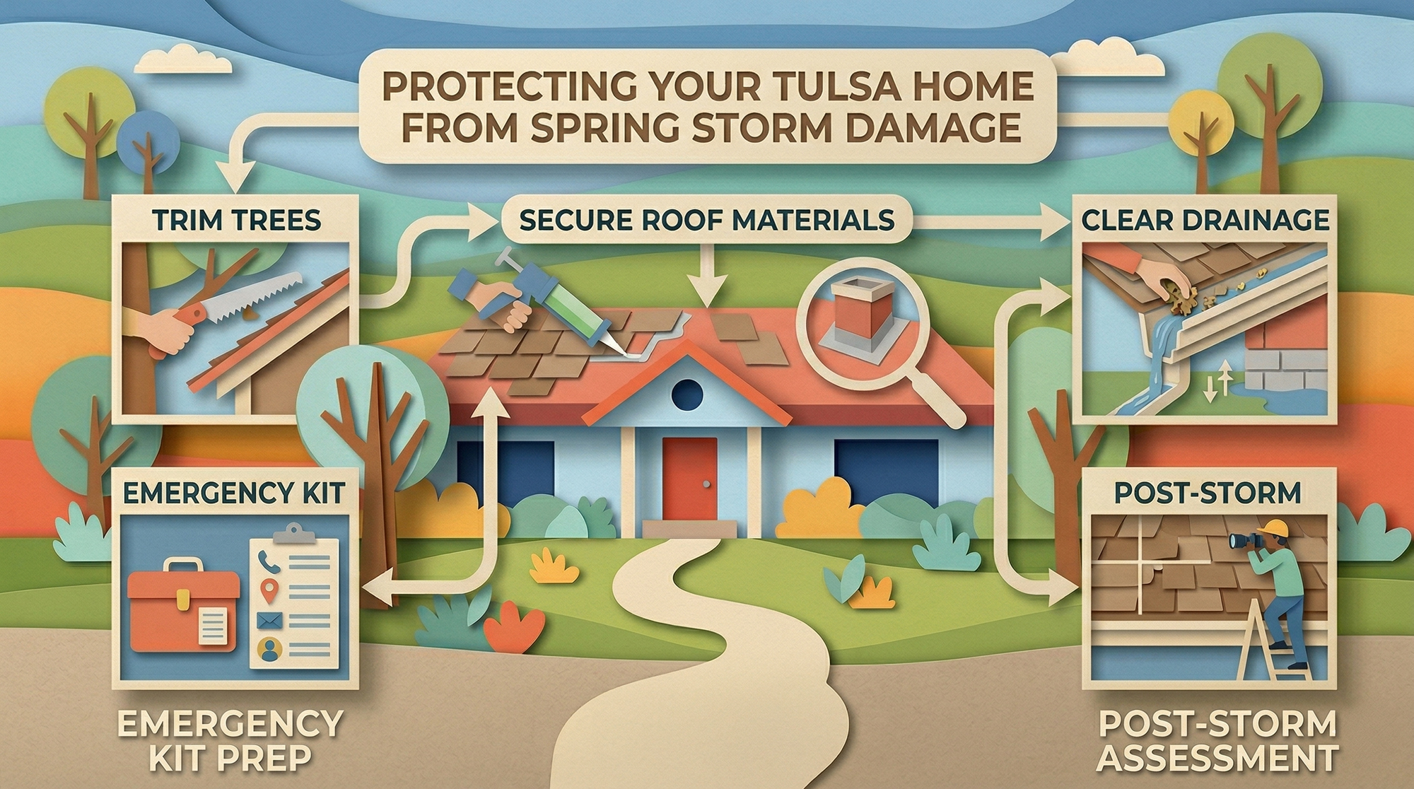 Protecting Your Tulsa Home from Spring Storm Damage